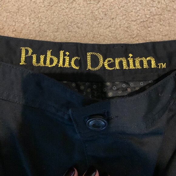 Public Denim Men's Black Jeans Size 42 - Picture 2 of 4